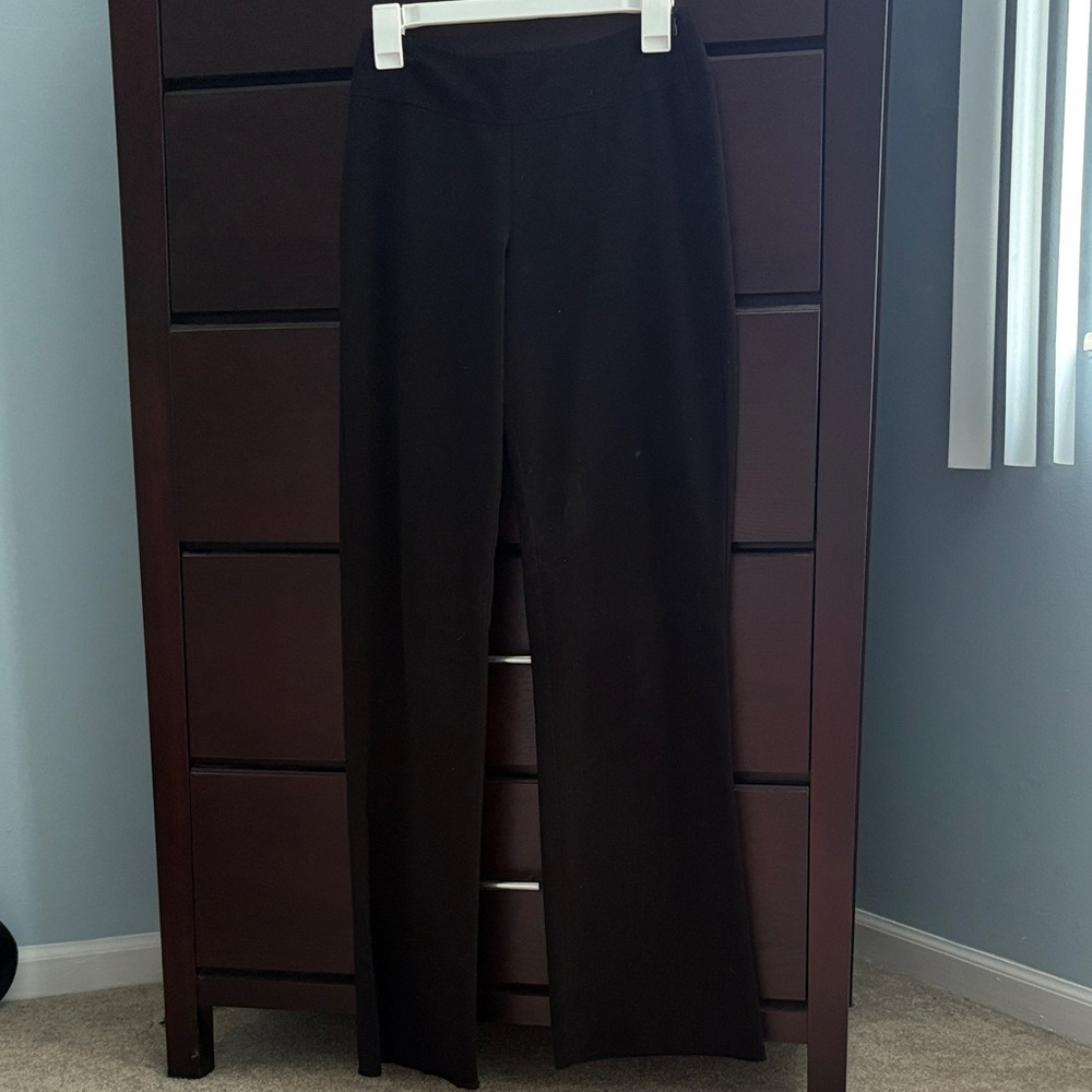 White House Black Market Wide Leg Black Pants